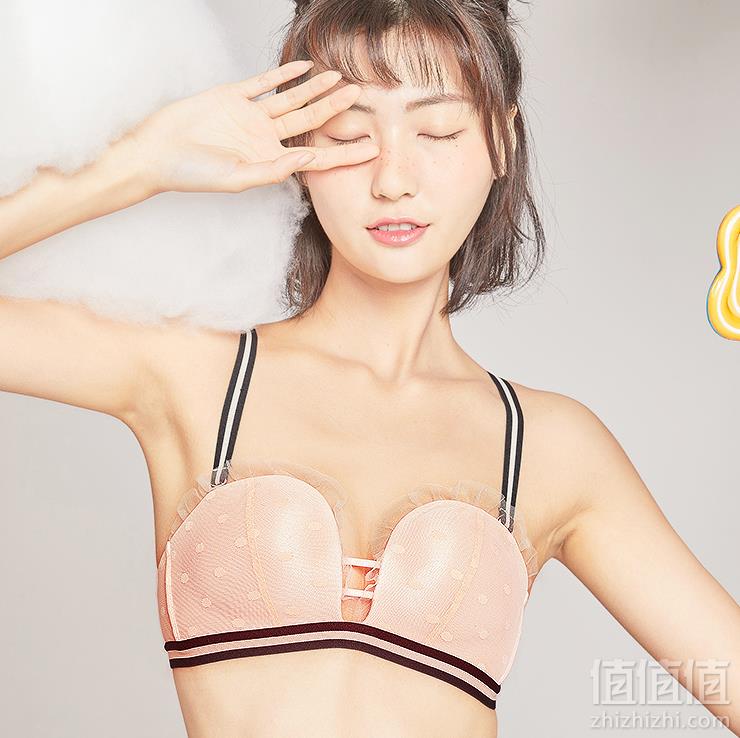 氧气内衣 baby Arugula 少女可爱波点蕾丝无钢圈内衣 多色58元包邮（需领券）