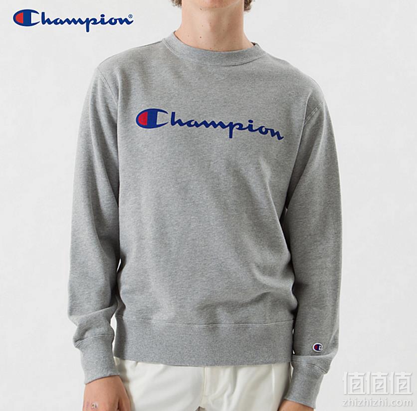 日版 Champion 冠军牌 C3-H004 男士纯棉卫衣 多色 Prime会员免费直邮到手189.04元（下单9折）
