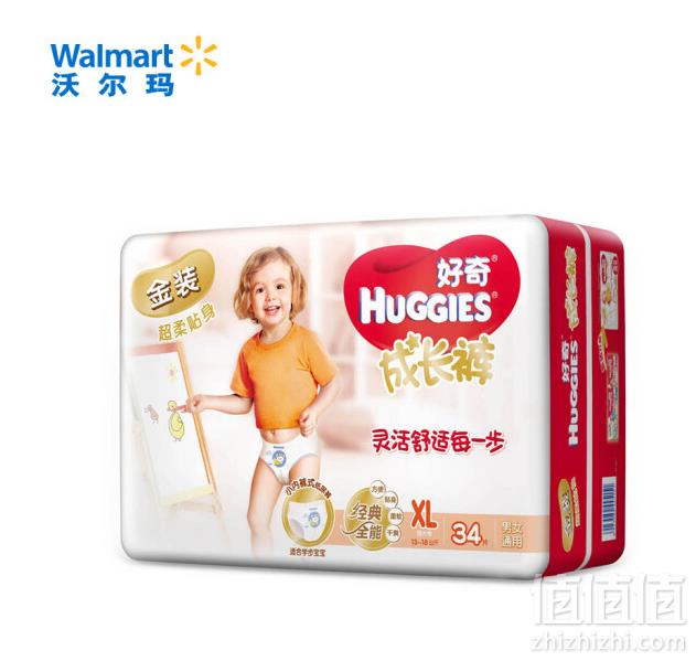 HUGGIES 好奇 金装 婴儿成长裤 XL34片*6件 354元包邮59元/件（下单满减）
