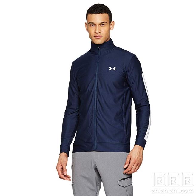 M/L码，Under Armour 安德玛 Sportstyle Pique 男子运动夹克 Prime会员凑单免费直邮含税到手212.43元