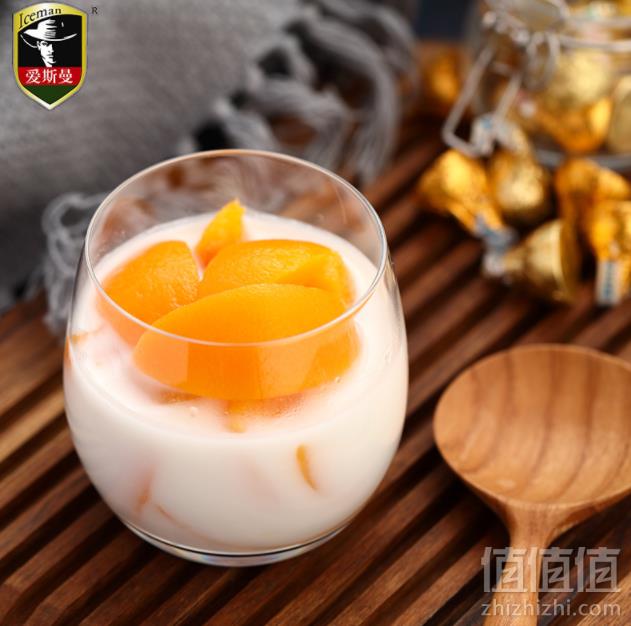 爱斯曼 酸奶黄桃罐头 210g*6罐19.8元包邮（需领券）