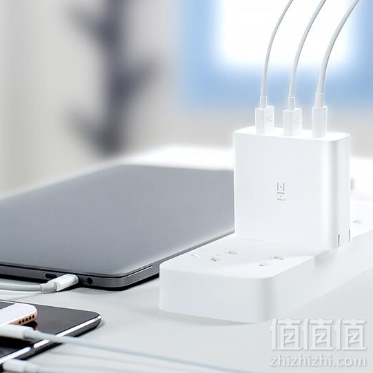 ZMI 紫米 HA832 65W QC3.0/PD2.0 三口快充头123元包邮（需领券）