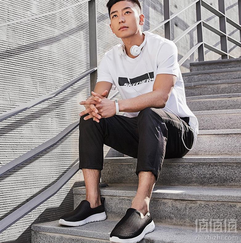 Prime会员专享镇店之宝，Skechers 斯凯奇 Go Walk 4系列 男士网面透气健步鞋54600B2 两色189元包邮（需用码）