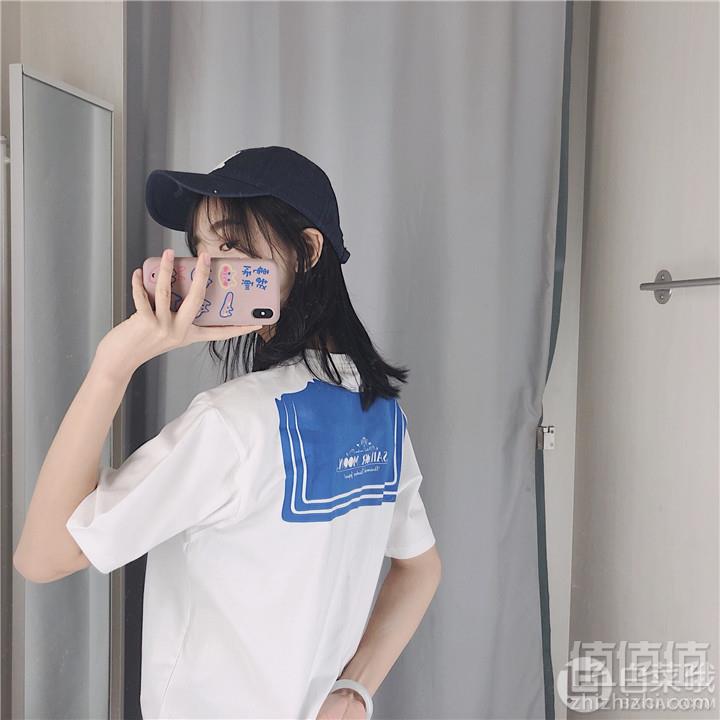2019夏季新款， 印花蝴蝶结纯棉美少女亲子T恤35元包邮（需领券）