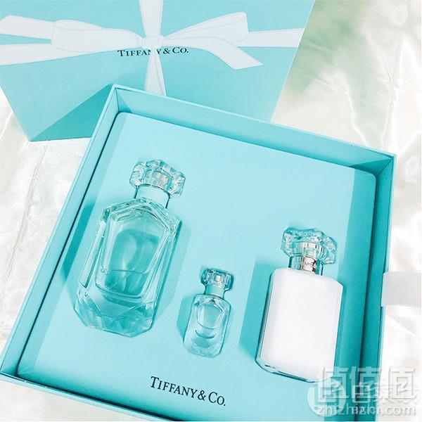 TIFFANY & CO. 蒂芙尼 同名淡香水礼盒（香水75ml+Q版香水5ml+身体乳100ml ）699元包邮包税