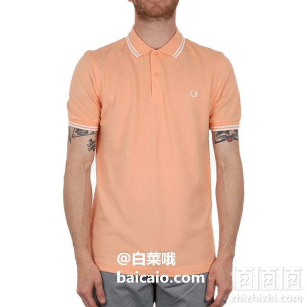 限L码，Fred Perry 佛莱德·派瑞 男士纯棉修身Polo衫 Prime会员免费直邮含税到手320元