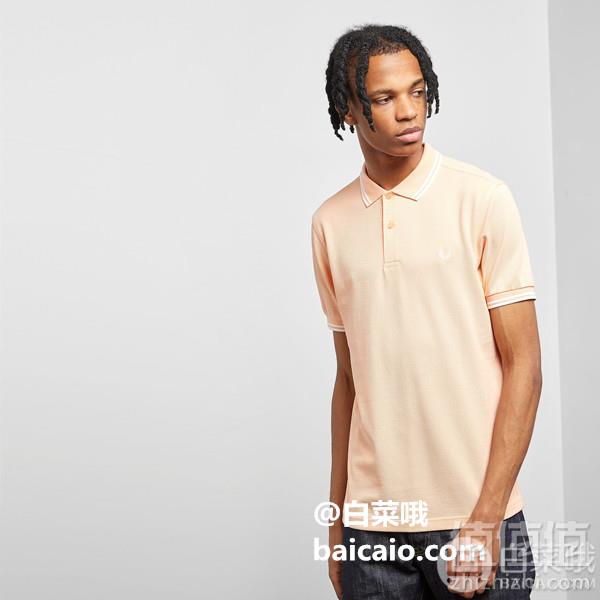 限L码，Fred Perry 佛莱德·派瑞 男士纯棉修身Polo衫 Prime会员免费直邮含税到手320元