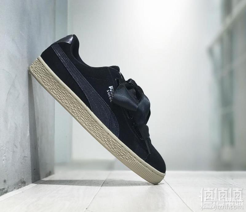 PUMA 彪马XCARE合作款 Suede Heart Safari蝴蝶结板鞋  Prime会员免费直邮到手239.3元