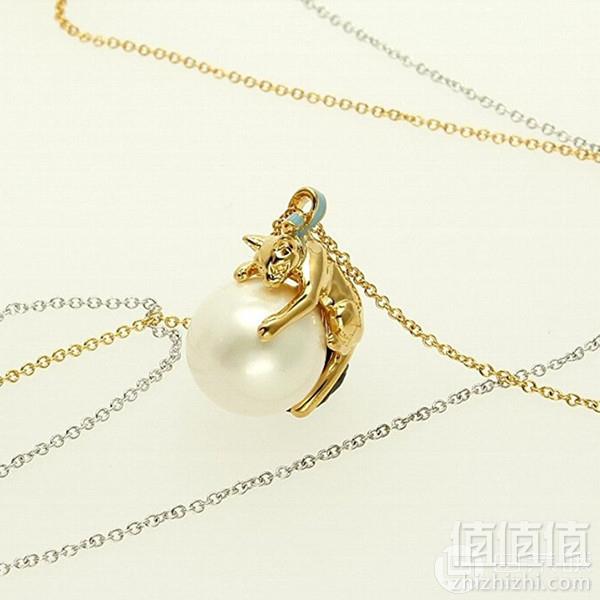 Vendome Boutique 旺多姆 女士猫咪珍珠项链VBTP220355D Prime会员免费直邮含税到手到手405.74元