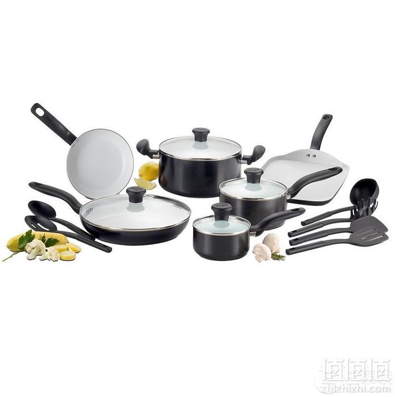 T-fal 特福陶瓷不粘锅16件套 Prime会员凑单免费直邮含税到手602.59元