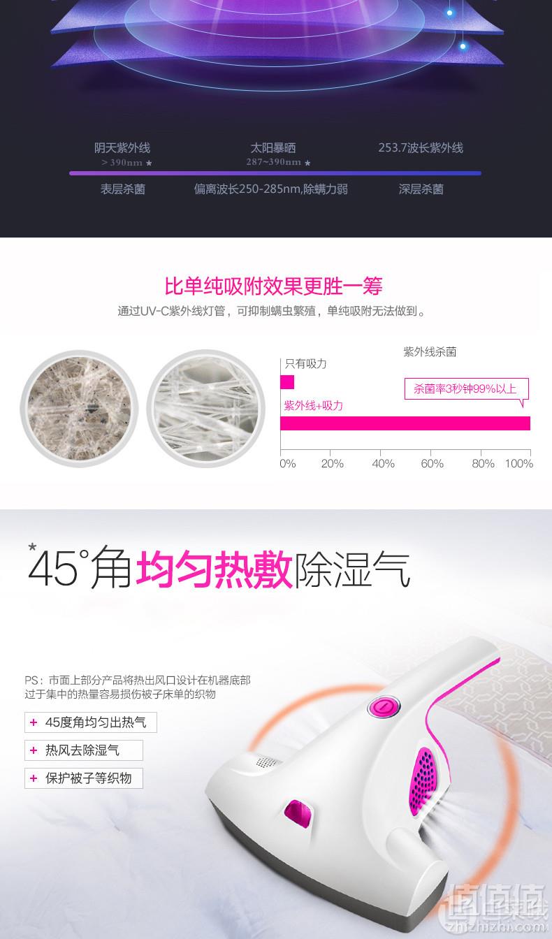 宝家丽 CM168 紫外线杀菌手持式除螨仪139元包邮（需领券）