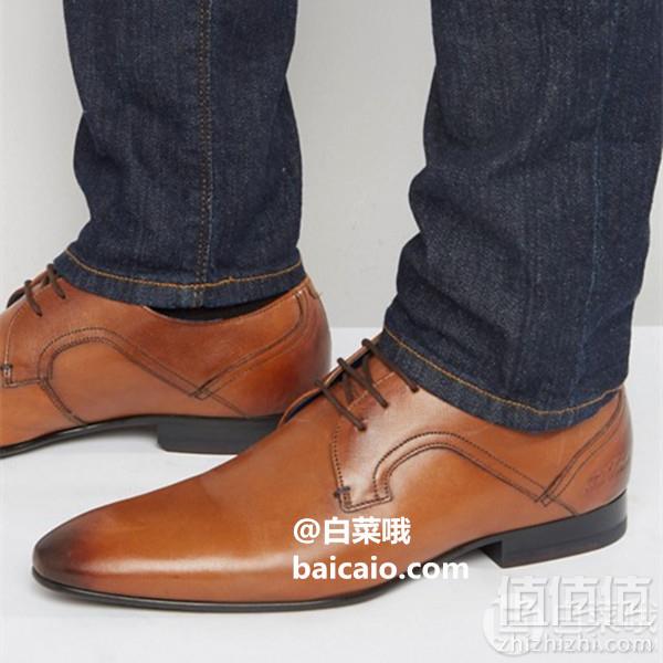 限UK7码，Ted Baker 泰德·贝克 Pelton 男士真皮正装鞋 Prime会员免费直邮含税到手293元