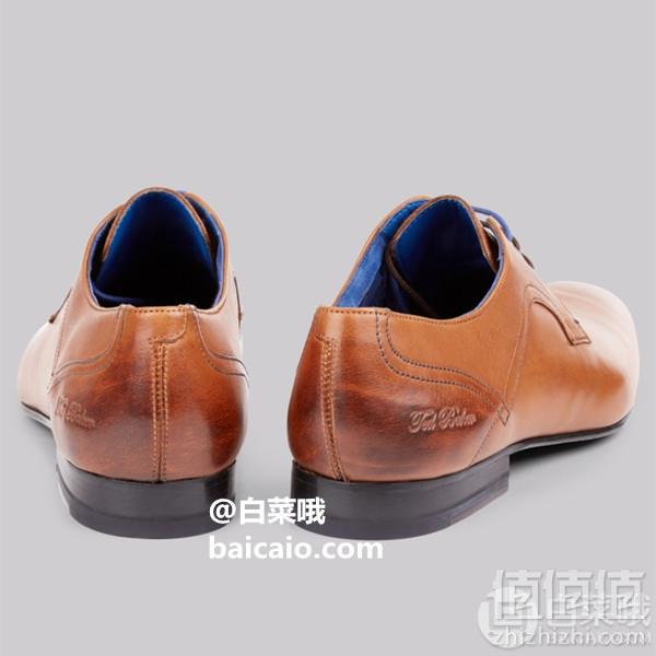 限UK7码，Ted Baker 泰德·贝克 Pelton 男士真皮正装鞋 Prime会员免费直邮含税到手293元