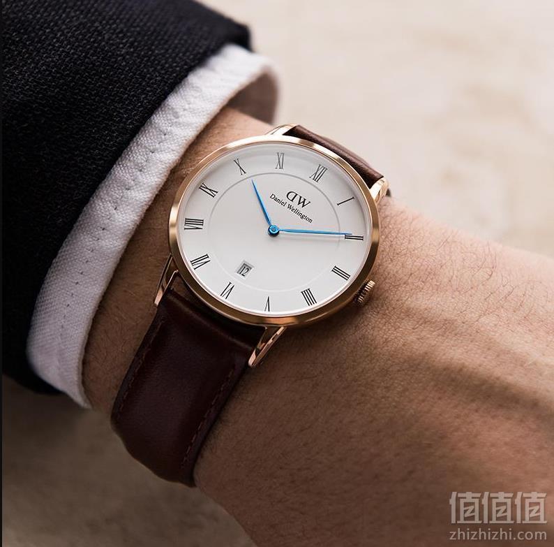 Daniel Wellington 丹尼尔·惠灵顿  DAPPER系列 1123DW 男女时装腕表 *2件 978元包邮包税489元/件（需领码）