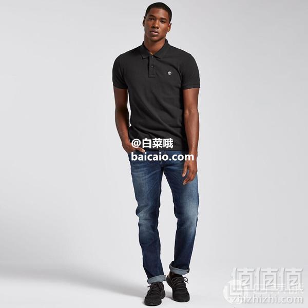 限S码，Timberland 添柏岚 Millers River 男士纯棉Polo衫 Prime会员凑单免费直邮含税到手新低145元