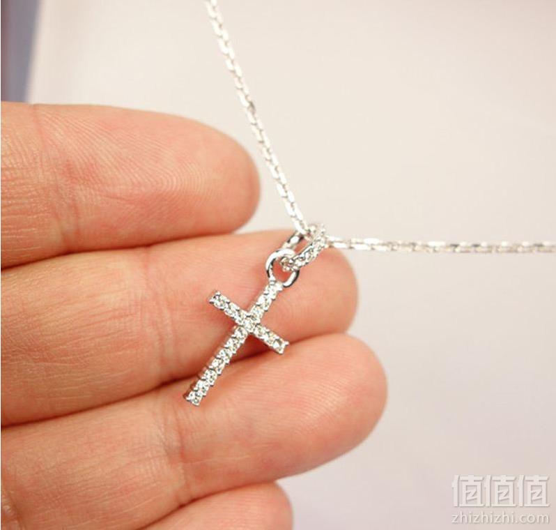 Swarovski 施华洛世奇 Cross Mini 女士十字架水晶项链 956722史低369元包邮包税（限Prime会员）