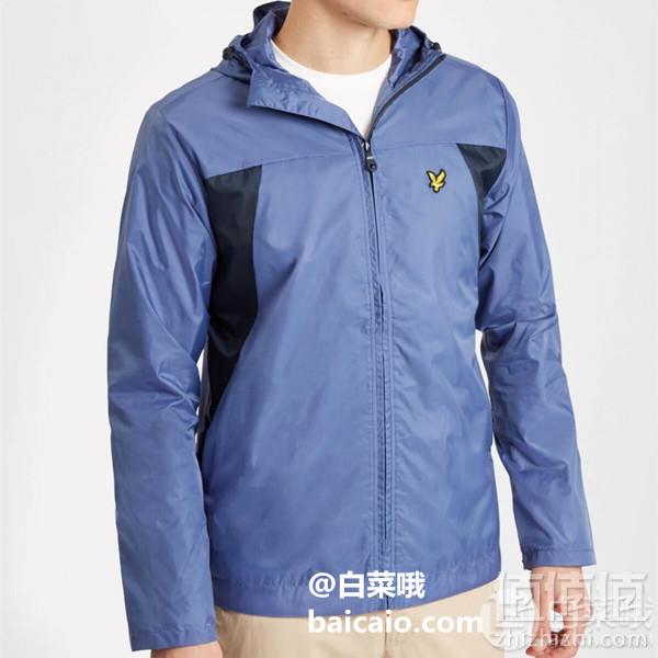 限S码，Lyle & Scott 苏格兰金鹰 男士轻便连帽夹克JK465V Prime会员免费直邮含税到手254元