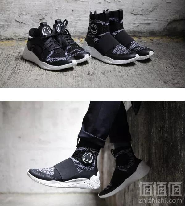 MCQ Alexander McQueen Hikaru 男士连袜高帮运动鞋1319元包邮（低帮1199元）