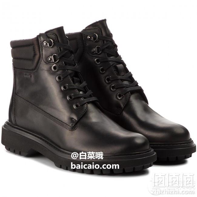 限38码，Geox 健乐士 Asheely NP 女士真皮ABX防水工装靴 Prime会员免费直邮含税到手新低328元