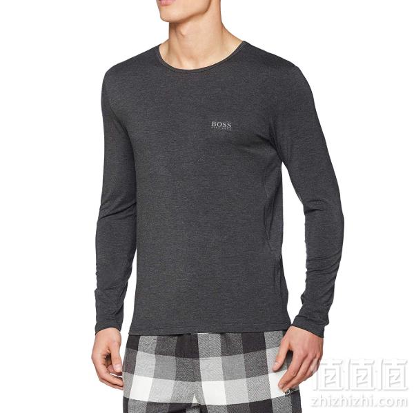 限M码，BOSS Hugo Boss 雨果·博斯 Stretch Thermal 男士长袖保暖T恤 Prime会员凑单免费直邮含税到手144元