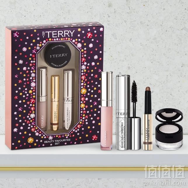 法国贵妇牌By Terry 泰利全线7折，明星四件套装（保湿散粉1.5g+润唇膏2.3g+眼影笔0.9g+睫毛膏4g）£34.3凑单免费直邮到手302元