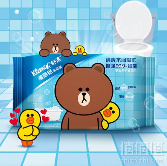 限PLUS会员， Kleenex 舒洁 湿厕纸 40片*17件 64.01元3.76元/件（双重优惠）