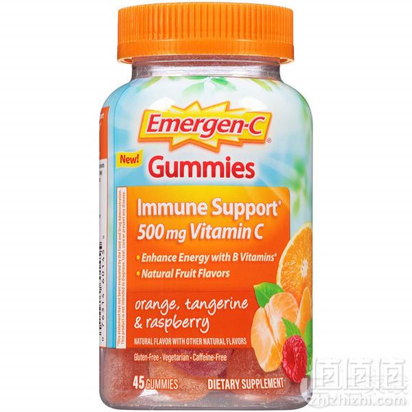 美国进口，Emergen-C 益满喜 维生素C软糖45粒69元包邮包税（需领券）