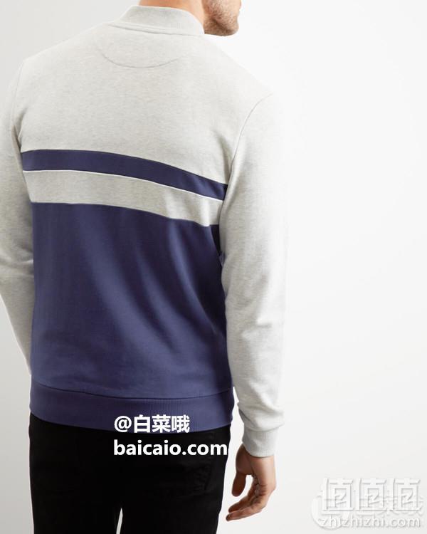限S码，Lyle & Scott 苏格兰金鹰 Yoke 男士飞行员针织开衫 Prime会员免费直邮含税到手321元
