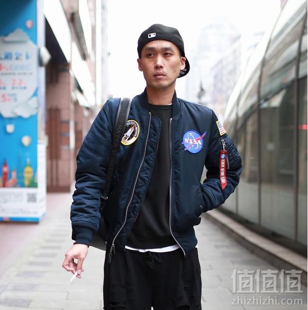 Alpha Industries 阿尔法 MA-1 男士NASA合作款飞行员夹克699元包邮包税