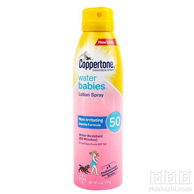 临期特价，Coppertone 水宝宝 防晒喷雾SPF50 170g*2瓶78元包邮包税