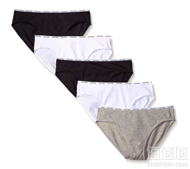 Calvin Klein 卡尔文·克莱恩 女士弹力棉内裤5条装 Prime会员凑单免费直邮含税到手150元