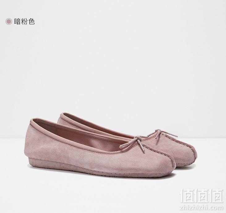 Clarks 其乐  Freckle Ice女士真皮休闲圆头懒人鞋289元包邮（需领券）