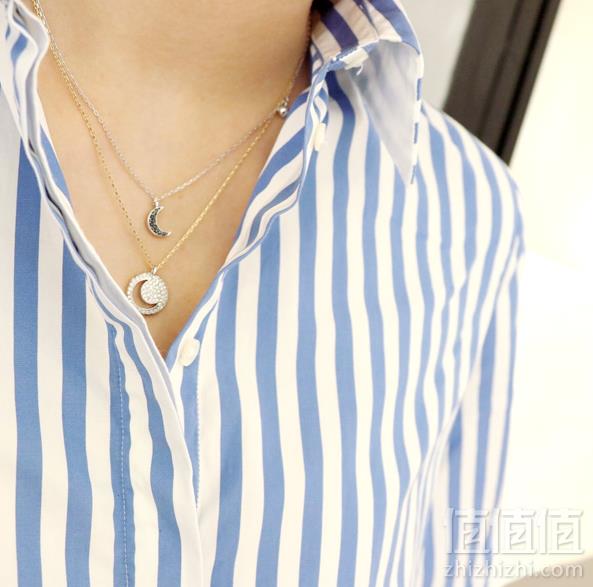 Swarovski 施华洛世奇 Crystal Wishes Moon 月亮二合一项链套装409元包邮包税