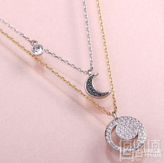 Swarovski 施华洛世奇 Crystal Wishes Moon 月亮二合一项链套装409元包邮包税