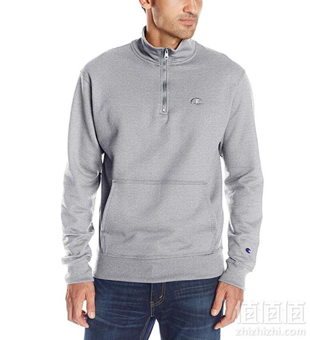 Champion 冠军牌 Powerblend 男士半拉链夹克 S0896 Prime会员凑单免费直邮含税到手155.22元