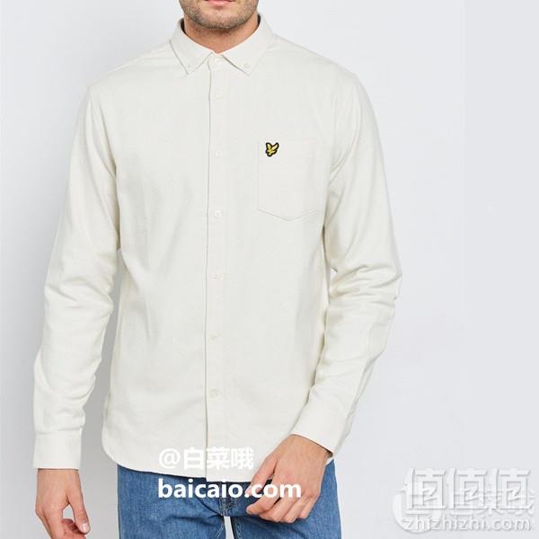 限尺码，Lyle & Scott 苏格兰金鹰 LW902V 男士纯棉法兰绒休闲衬衫 Prime会员凑单免费直邮含税到手192元