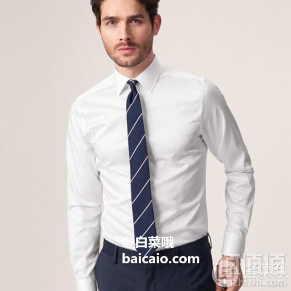 限尺码，Gant 甘特 男士修身长袖衬衫 Prime会员免费直邮含税到手230元（天猫旗舰店折后700元）
