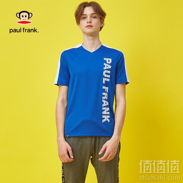 Paul Frank 大嘴猴 男士速干运动T恤 多色49元包邮（需领券）