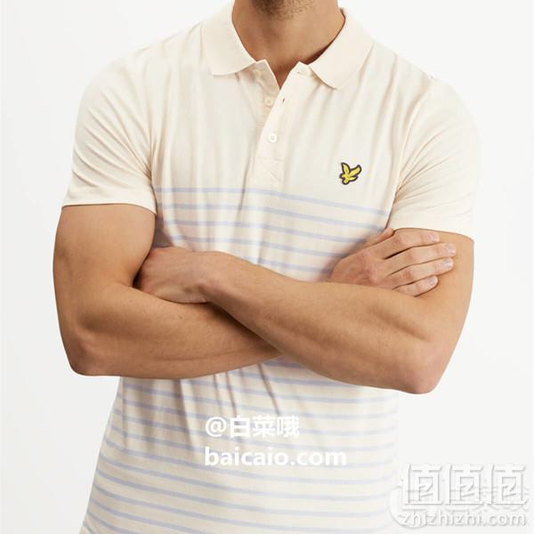 限S码，Lyle & Scott 苏格兰金鹰 Breton 男士纯棉Polo衫 Prime会员凑单免费直邮含税到手198元