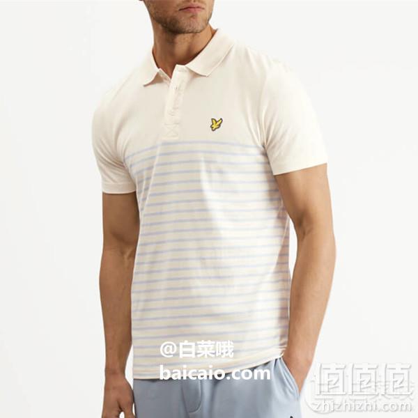 限S码，Lyle & Scott 苏格兰金鹰 Breton 男士纯棉Polo衫 Prime会员凑单免费直邮含税到手198元