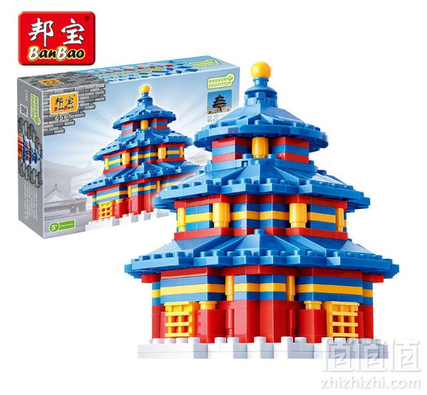 BanBao 邦宝 小颗粒塑料积木 迷你古建筑 6565 天坛模型43元包邮（需领券）