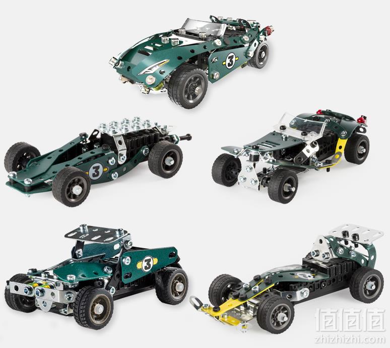Meccano 麦尔卡罗 五合一拼装玩具回力车149.9元包邮（需领券）