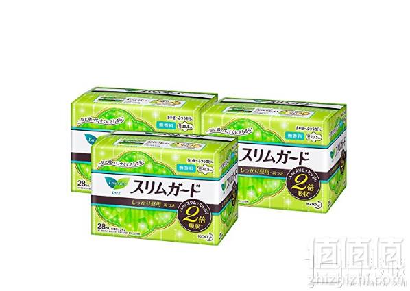 刚需补货，乐而雅 零触感 日用带羽翼卫生巾20.5cm*28片*3包 Prime会员凑单免费直邮到手60元