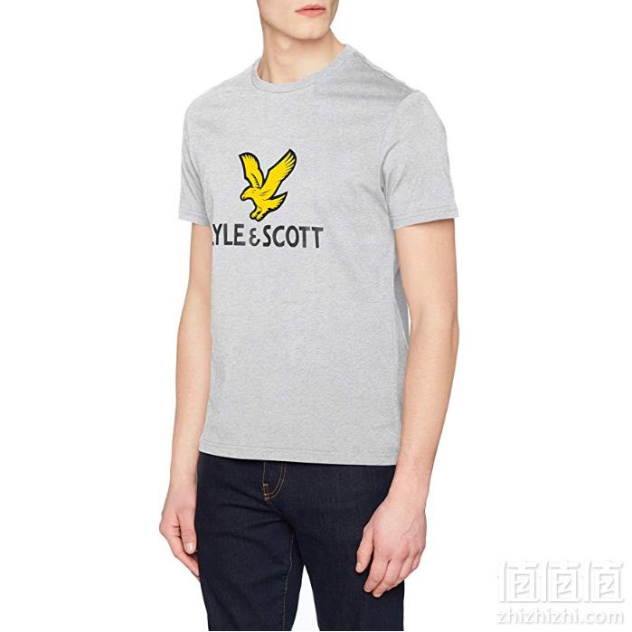 Lyle & Scott 苏格兰金鹰 男士纯棉LOGO T恤 prime会员凑单免费直邮到手215.23元