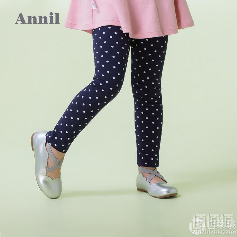 A类品质，安奈儿 女童2019春季新款针织打底裤 多色45元包邮（需领券）