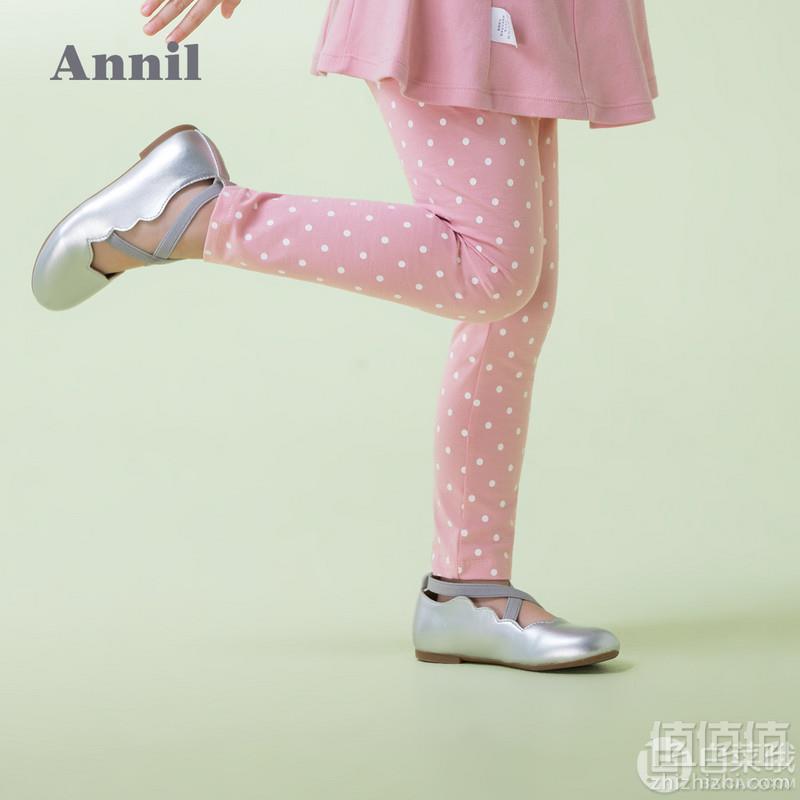 A类品质，安奈儿 女童2019春季新款针织打底裤 多色45元包邮（需领券）