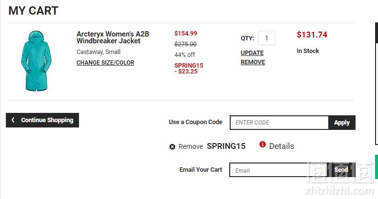 国内￥3200，ARCTERYX 始祖鸟 A2B Windbreaker 轻量防风皮肤衣 1.74（需用码）到手925元