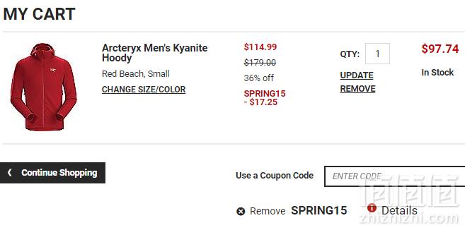 多色码全，国内￥2900 Arc'teryx 始祖鸟 Kyanite 男款抓绒连帽衫 .74（需用码）到手735元