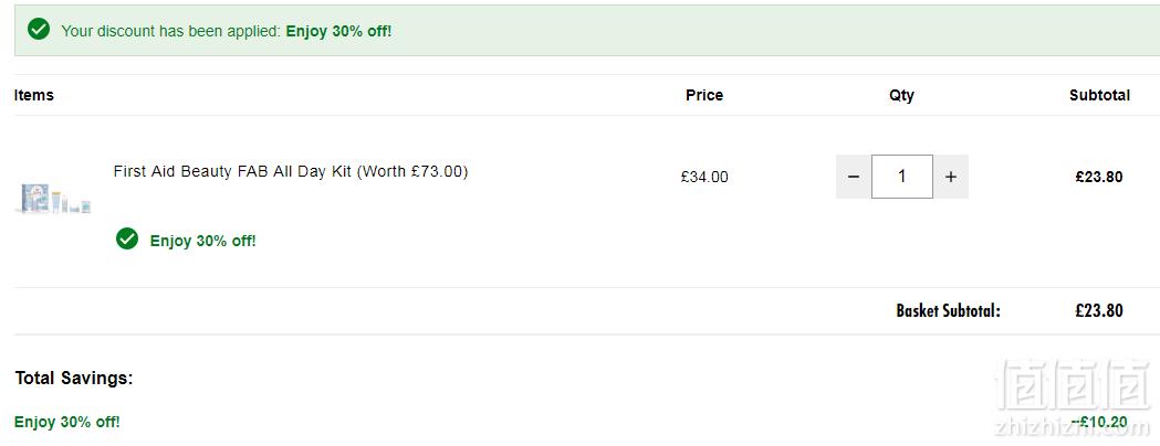 价值£73，FIRST AID BEAUTY 急救美人 全天候护肤套装 £23.8（需用码）凑单免费直邮到手209元