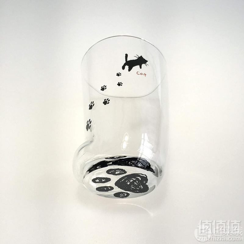 日本进口，津轻 猫咪足迹玻璃杯 230ml*3个 Prime会员凑单免费直邮含税到手88.18元